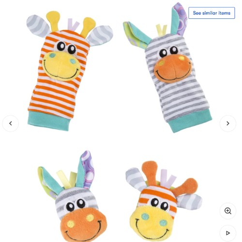 Playgro jungle wrist rattle and foot finder